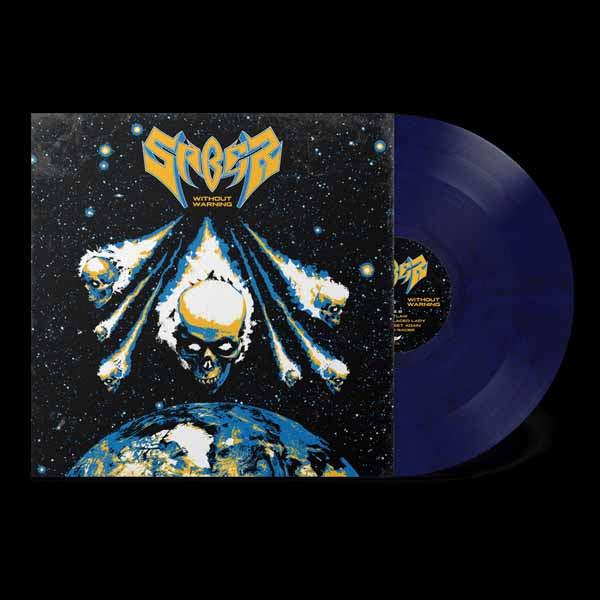 Saber - Without Warning (Blue Vinyl) - Metal - LP