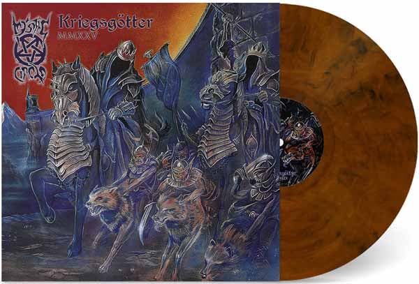 Mystic Circle - Kriegsgötter Mmxxv (Dark Orange Marbled Vinyl) - Black Metal - LP