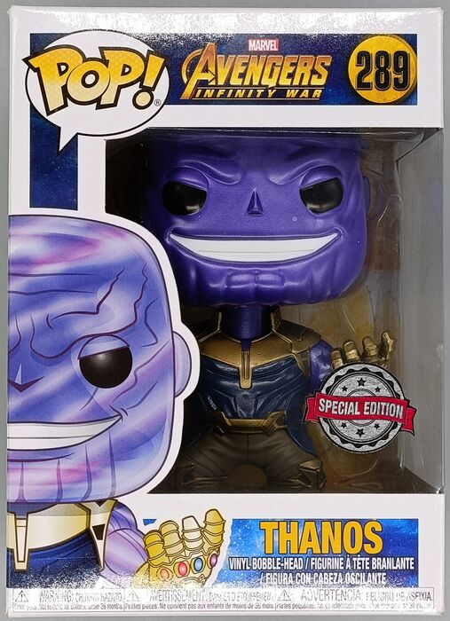 289 Thanos - Metallic - Marvel Avengers Infinity War Funko POP Funko