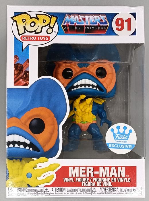 91 Mer-Man (Blue) - Masters of The Universe - Box Damaged Funko POP Funko