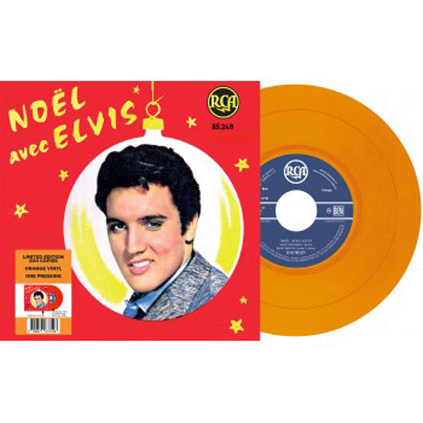 Elvis Presley - Ep Étranger N°12 - Noël Avec Elvis Orange Vinyl - Rock/Pop - 7