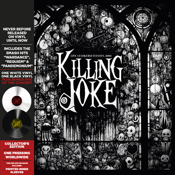 Killing Joke - Live At Lokerse Feesten, 2003 (Black/White 2Lp+Dvd) - <NONE> - DLP