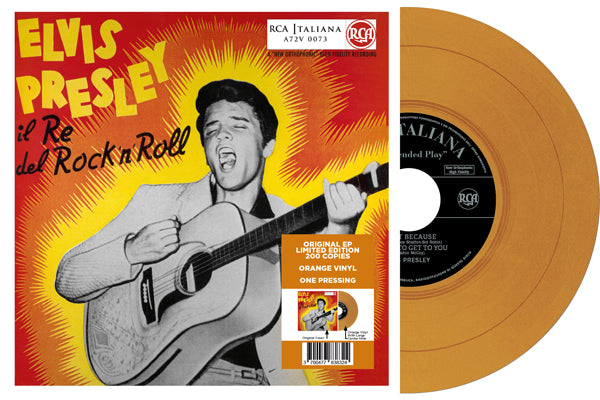 Elvis Presley - Il Re Del Rock N Roll (Orange Vinyl) - Rock/Pop - 7