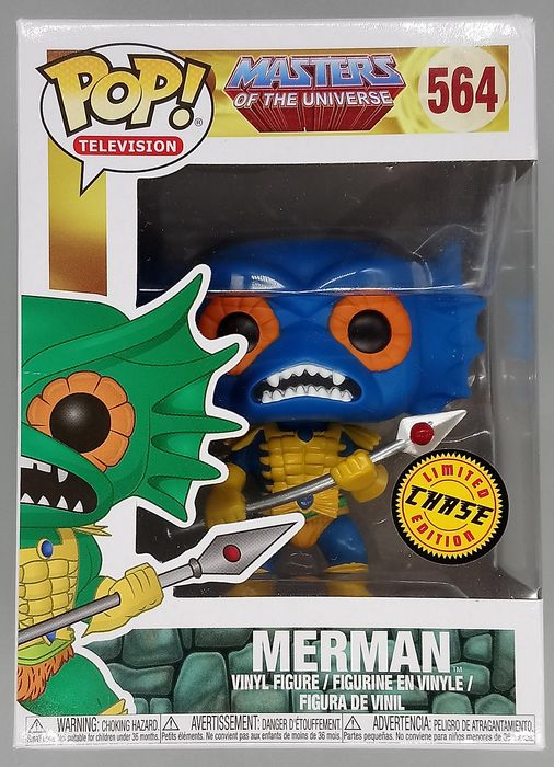 564 Merman (Blue) Chase - Masters Of The Universe Box Damaged Funko POP Funko