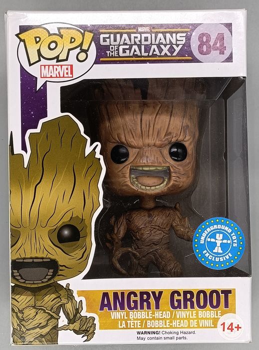 84 Angry Groot - Marvel Guardians of The Galaxy - Funko POP - Box Damaged Funko