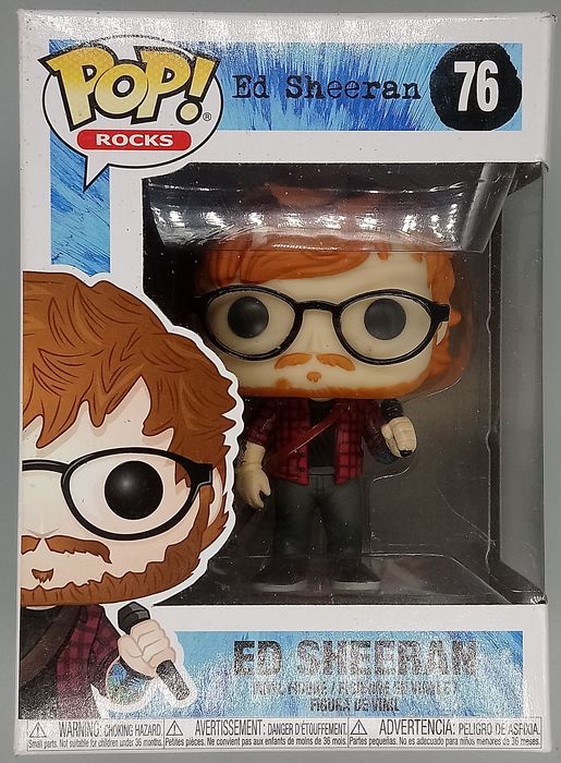 76 Ed Sheeran - Rocks - Box Damaged Funko POP Funko