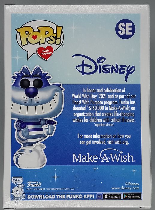 SE Cheshire Cat (MakeAWish) Metallic - Disney Funko POP