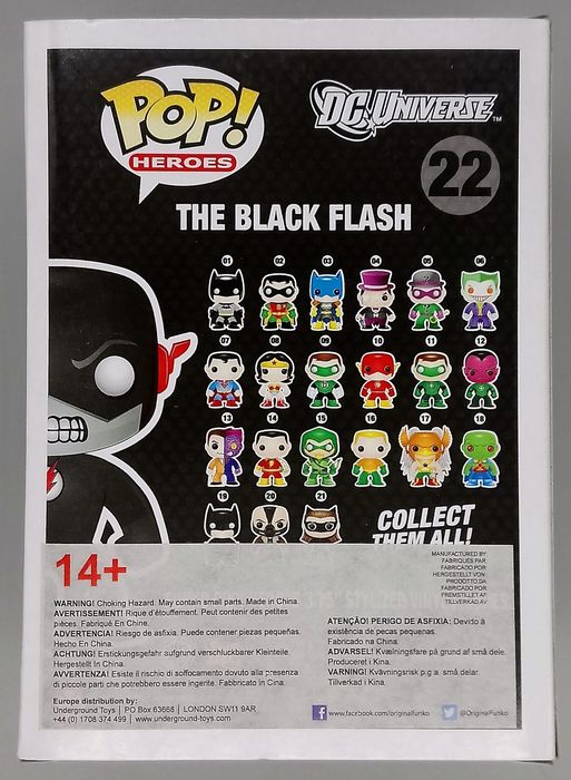 22 The Black Flash - DC Universe - Exclusive Funko POP