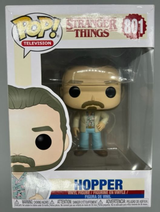 801 Hopper (Date) - Stranger Things - Box Damaged Funko POP Funko