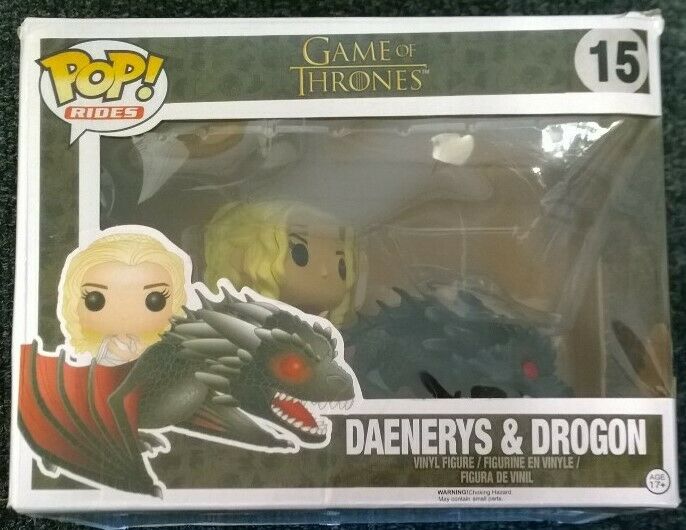 15 Daenerys & Drogon - Rides - Game of Thrones - Funko POP - Box Damaged Funko