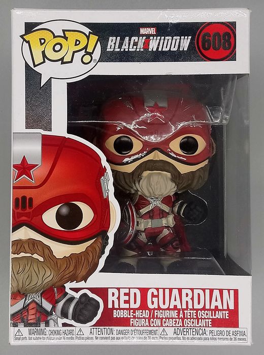 608 Red Guardian - Marvel Black Widow - Box Damaged Funko POP Funko