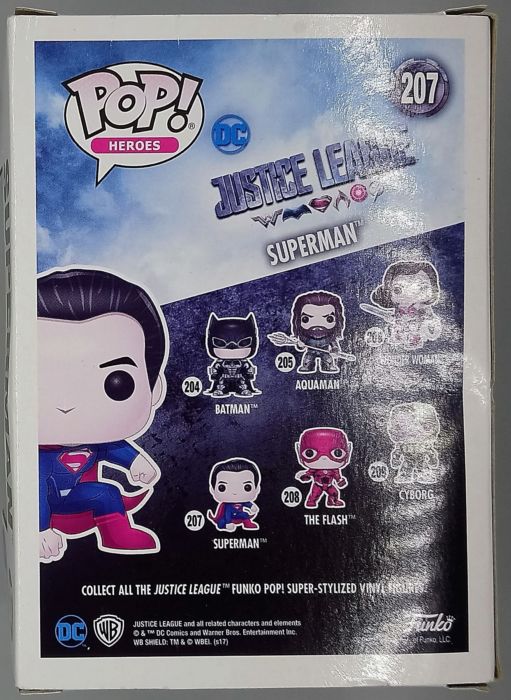 207 Superman - DC Justice League - Box Damaged Funko POP