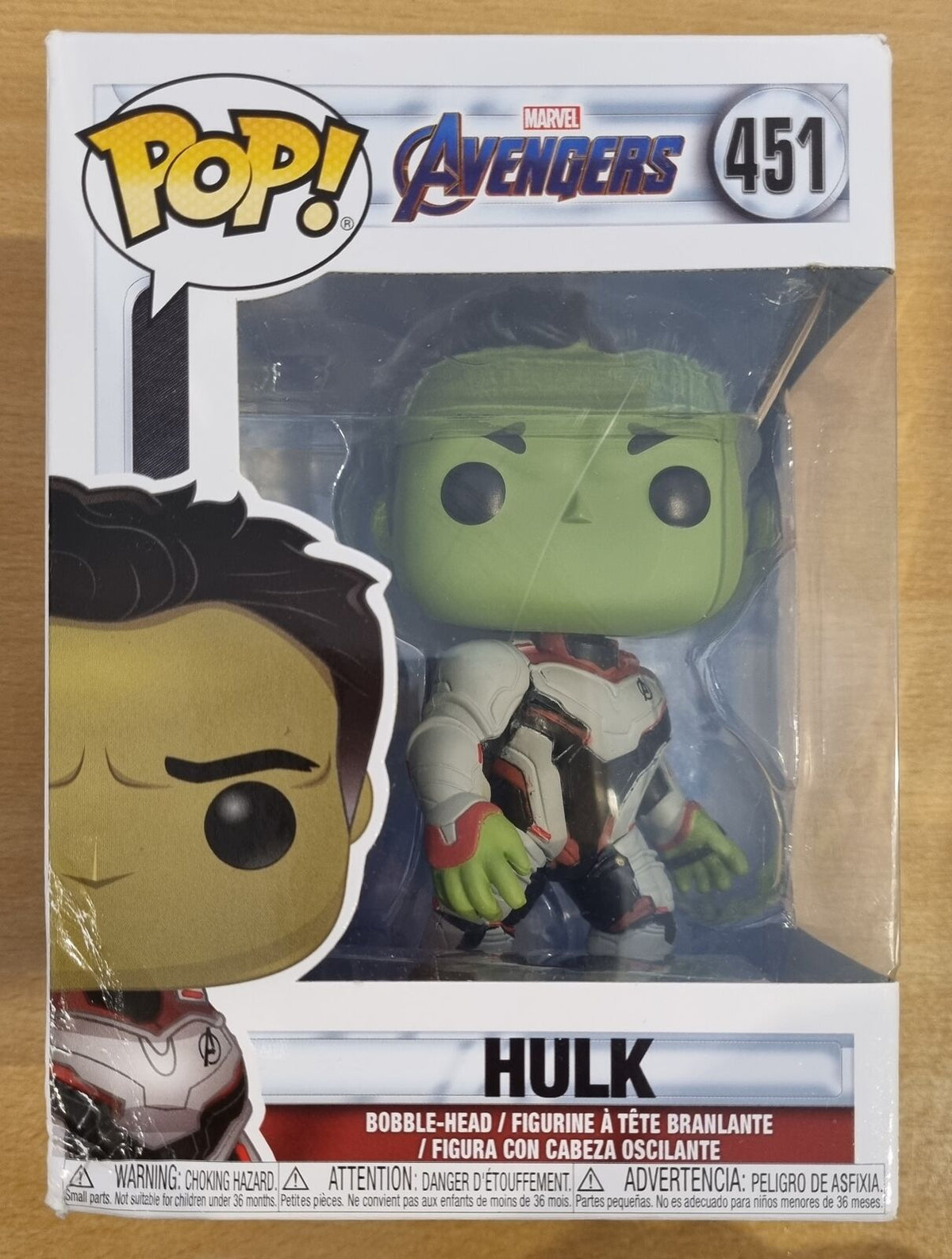 451 Hulk (Team Suit) Marvel Avengers Endgame Funko POP Funko