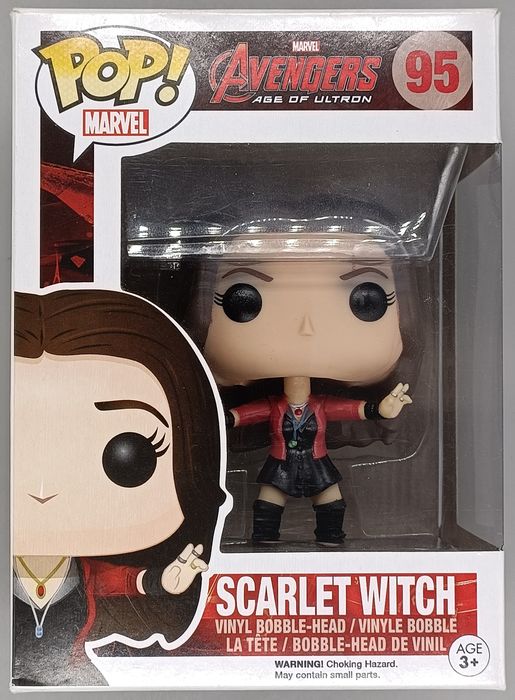 95 Scarlet Witch - Marvel Avengers: Age of Ultron Box Damaged Funko POP Funko