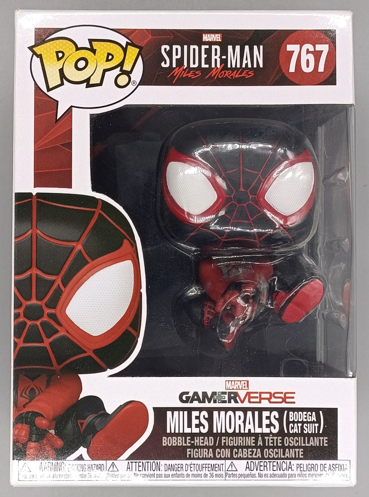 767 Miles Morales (Bodega Cat Suit) - Marvel Spider-Man Funko POP - Box Damaged Funko