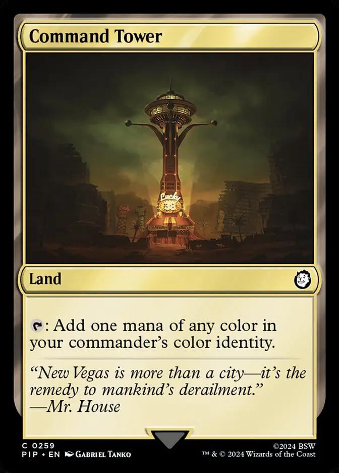 259 - Command Tower - Fallout - Normal - Magic: The Gathering Card