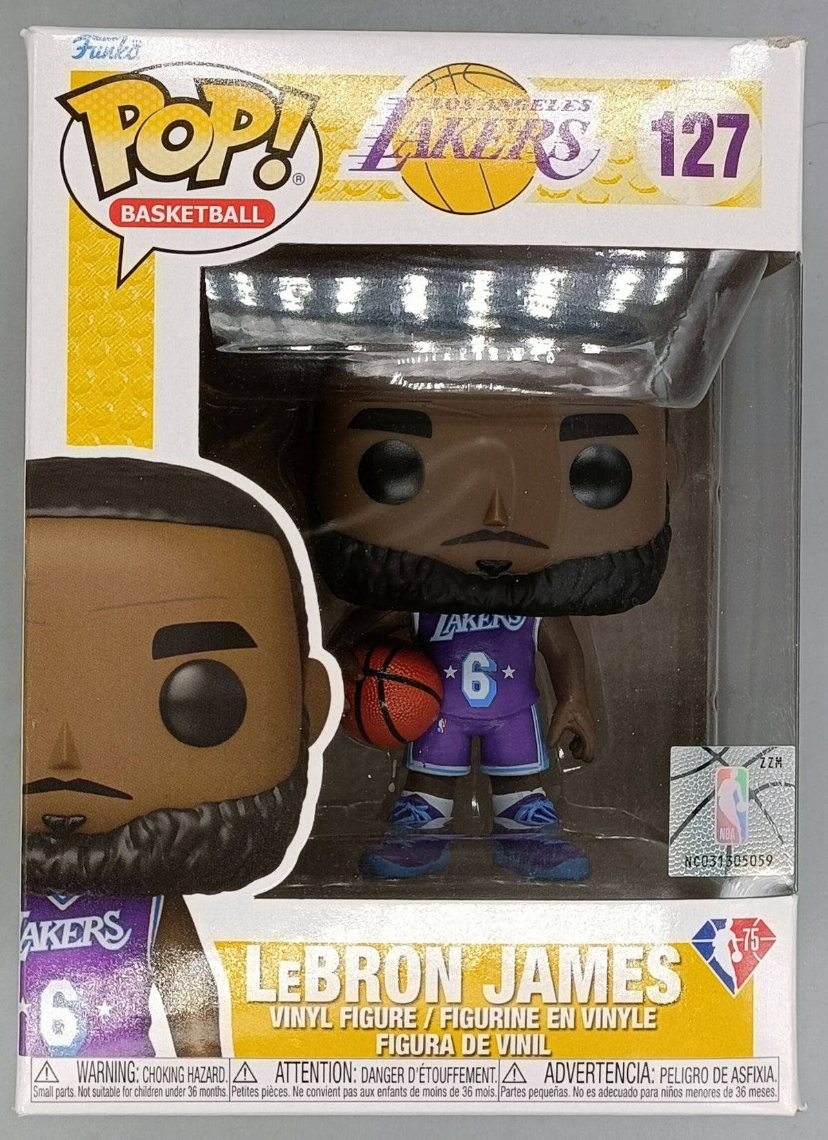 127 LeBron James (City Edition) - NBA Los Angeles Lakers - Funko POP - Box Damaged Funko