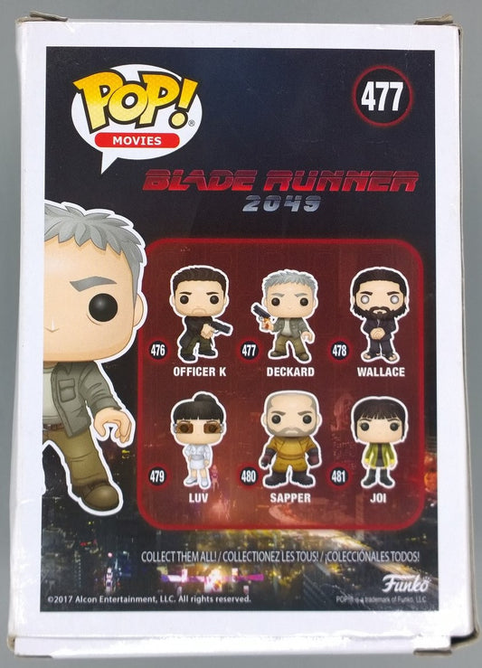477 Deckard - Blade Runner 2049 Funko POP (Box Damage)
