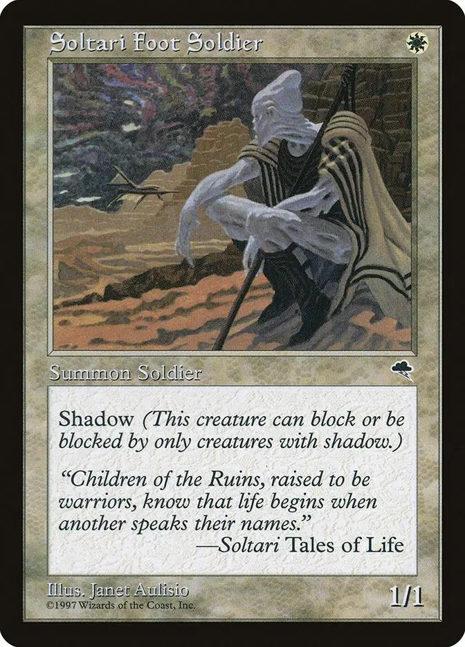 43 - Soltari Foot Soldier - Tempest - Normal - Magic: The Gathering Card