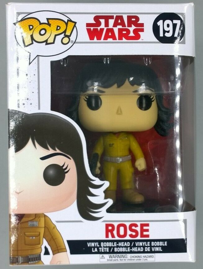 197 Rose - Star Wars The Last Jedi - Box Damaged Funko POP Funko