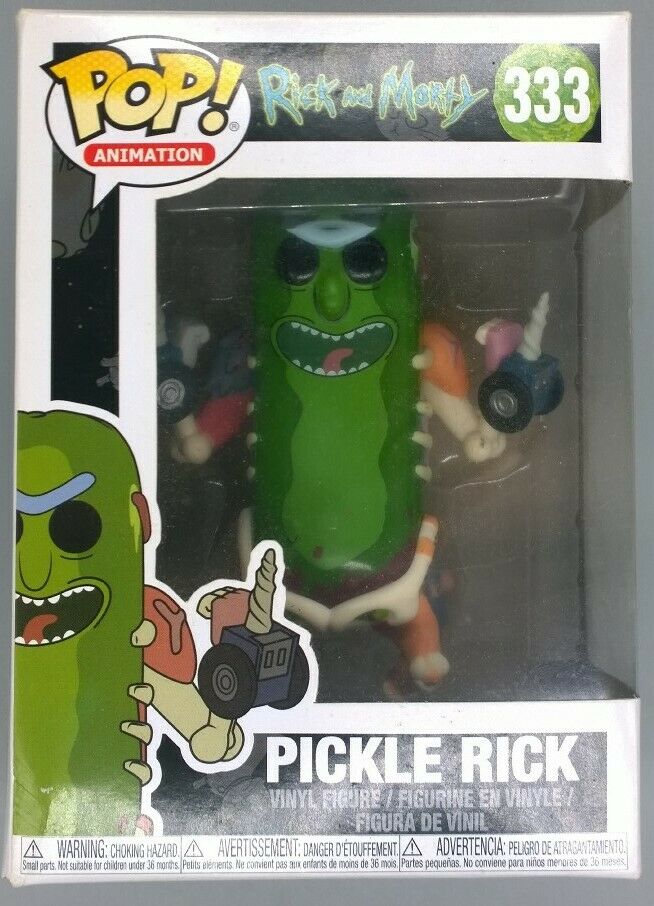 333 Pickle Rick - Rick and Morty - Box Damaged Funko POP Funko