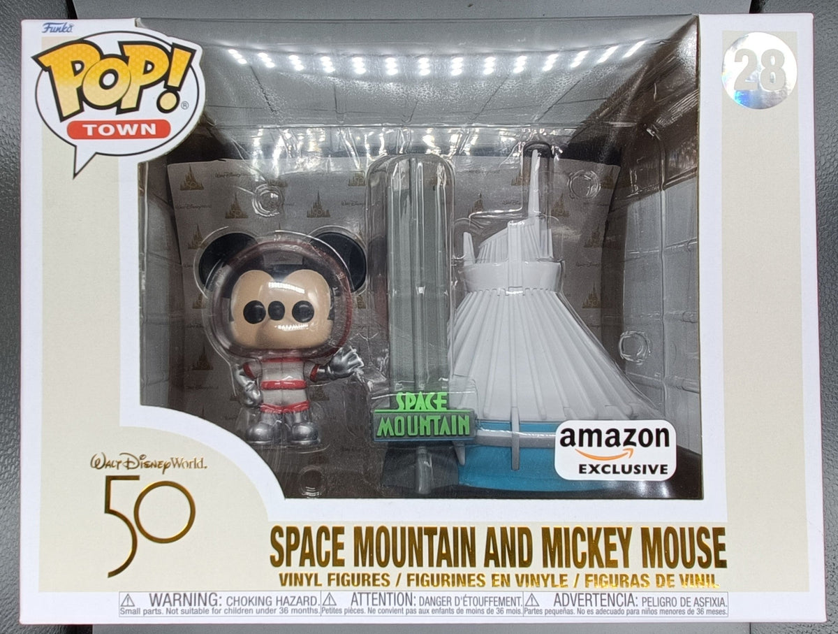 28 Space Mountain and Mickey Mouse Town Disney Funko POP Funko