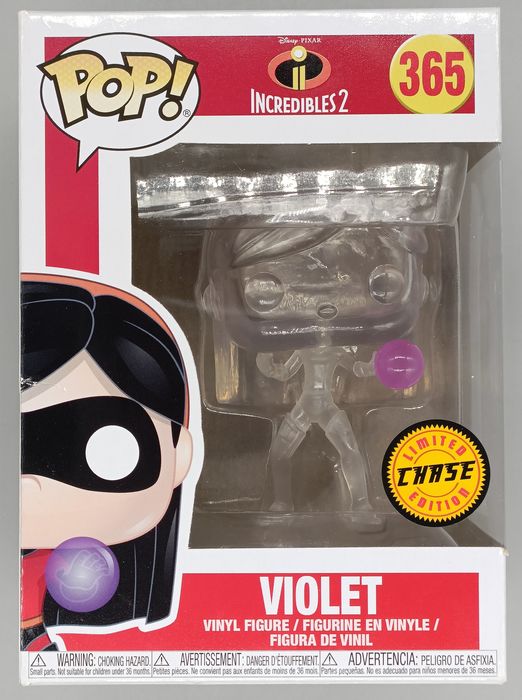 365 Violet (Invisible) Chase - Disney Incredibles 2 Box Damaged Funko POP