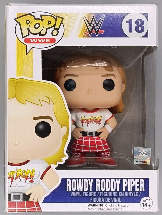 18 Rowdy Roddy Piper - WWE - Box Damaged Funko POP
