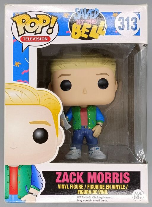 313 Zack Morris - Saved by the Bell - Box Damaged Funko POP Funko
