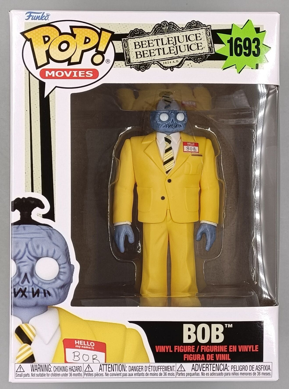 1693 Bob - Beetlejuice 2 - Horror Funko POP - Brand New Funko