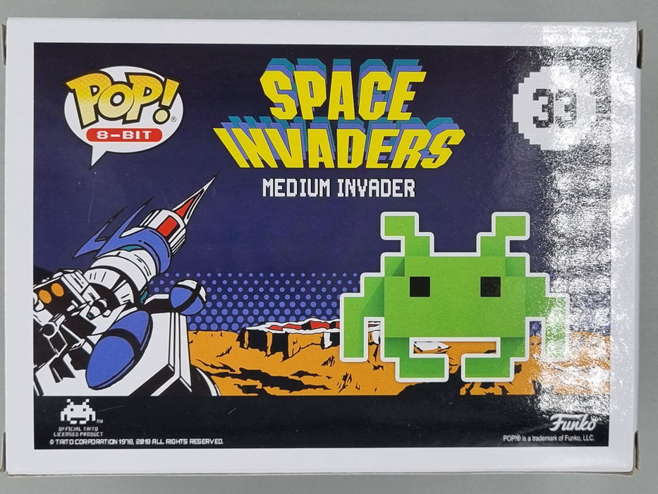 33 Medium Invader (Teal) - 8-Bit - Space Invaders Funko POP