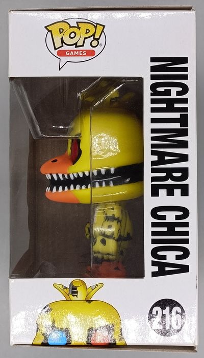 216 Nightmare Chica - Five Nights at Freddys FNAF - Box Damaged Funko POP