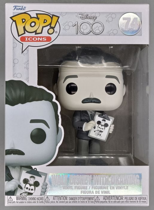 74 Walt Disney with Drawing - Icons Funko POP Funko