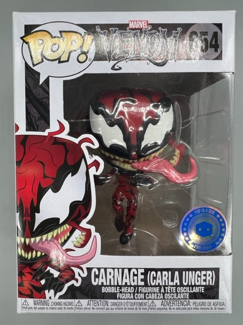 654 Carnage (Carla Unger) Marvel Venom - Box Damaged Funko POP Funko