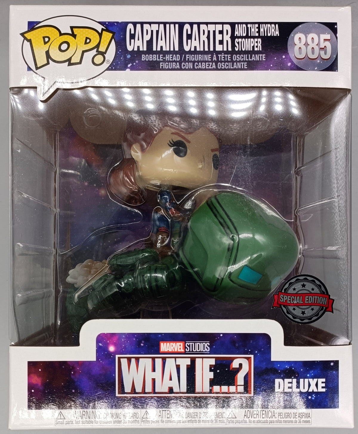 885 Captain Carter & Hydra Stomper Deluxe Marvel What If..? Funko POP Funko