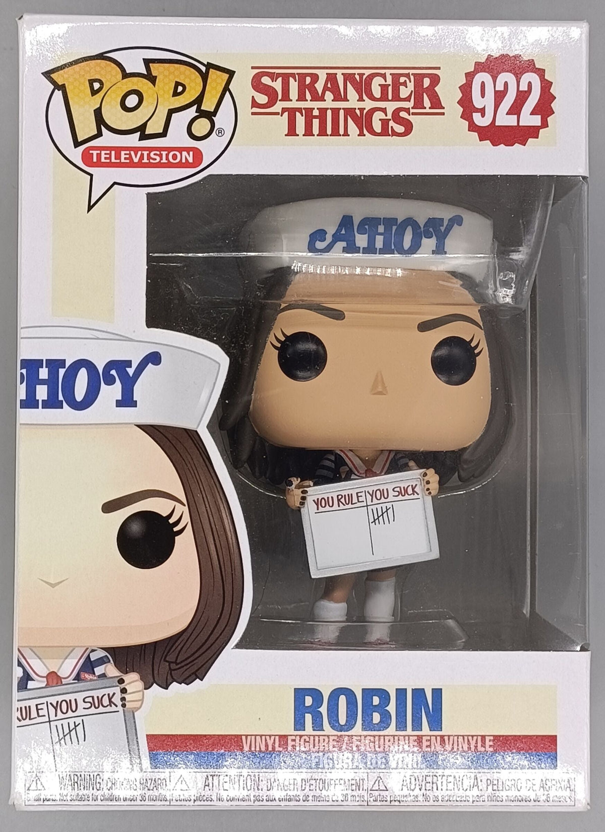 922 Robin - Stranger Things - Scoops Ahoy - Funko POP - Box Damaged Funko