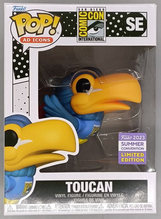 SE Toucan (Flying) Ad Icons - 2023 Con - Box Damaged Funko POP Funko