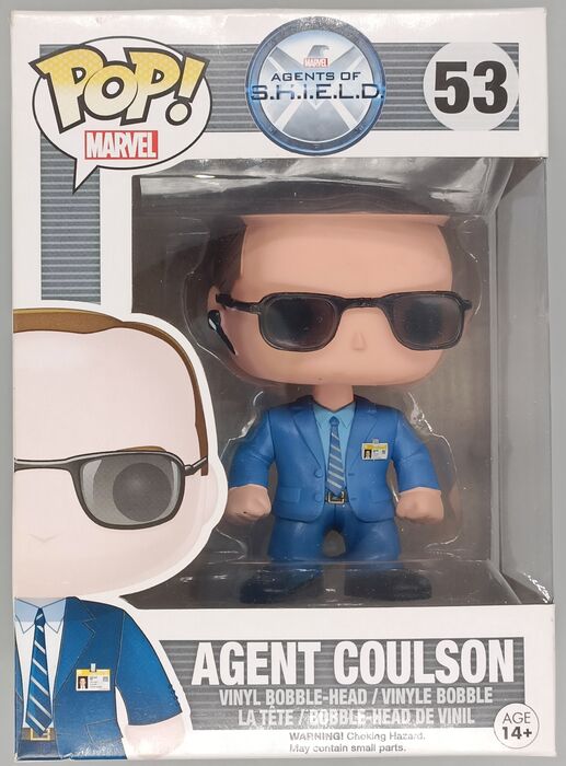 53 Agent Coulson - Marvel: Agents of S.H.I.E.L.D. Box Damaged Funko POP Funko