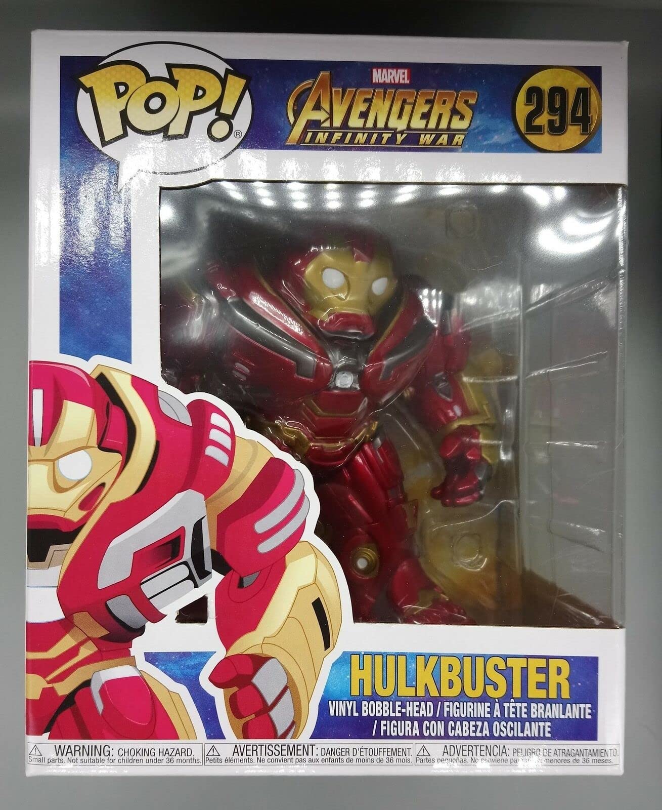 294 Hulkbuster 6 inch - Marvel Avengers Infinity War Box Damaged Funko POP