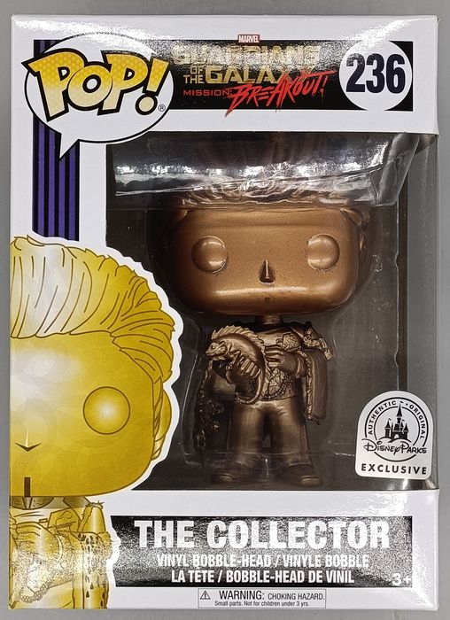 236 The Collector (Gold) Marvel Guardians of th- Box Damaged Funko POP Funko