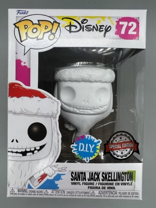 72 Santa Jack Skellington (DIY) Pop Disney Funko POP