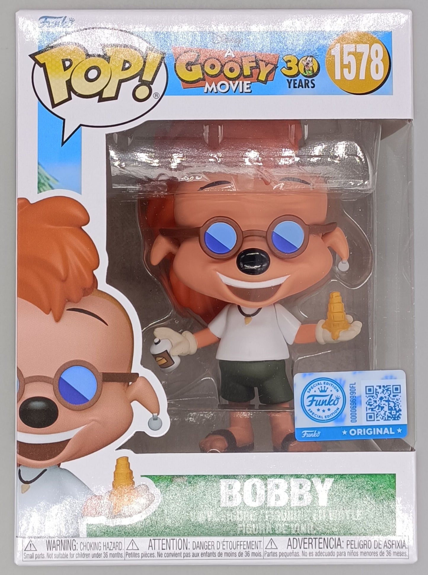 1578 Bobby - Disney A Goofy Movie 30th Anniversary Funko POP - Brand New
