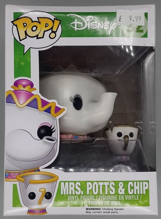 92 Mrs. Potts and Chip - Disney Beauty & The Beast - Box Damaged Funko POP Funko