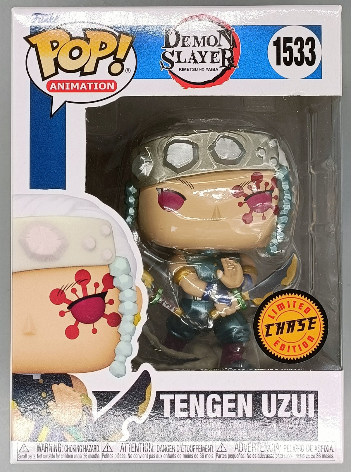 1533 Tengen Uzui - Demon Slayer - Metallic Chase Funko POP Funko