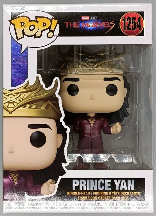 1254 Prince Yan - Marvel - The Marvels Funko POP - Brand New Funko