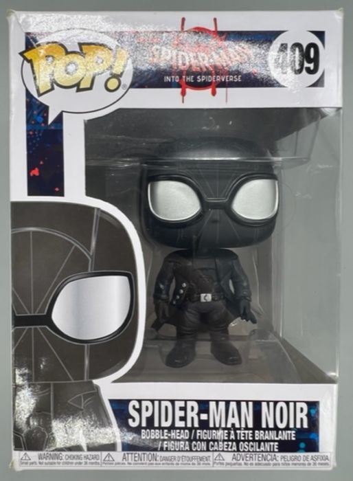 409 Spider-Man Noir - Marvel Into the Spider-verse Box Damaged Funko POP Funko