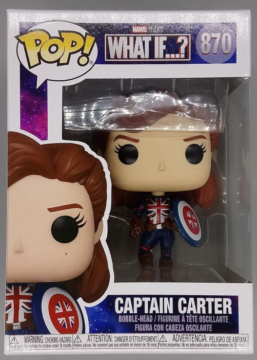 870 Captain Carter - Marvel What If...? - Box Damaged Funko POP Funko