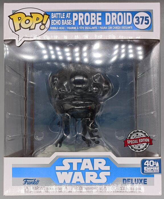 375 Battle at Echo Base: Probe Droid Deluxe Star War Box Damaged Funko POP Funko