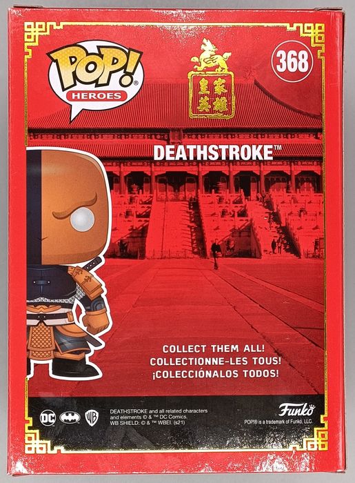 368 Deathstroke Metallic - DC - 2021 Con China Ltd Ed Funko POP