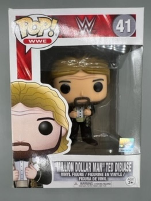 41 Million Dollar Man Ted DiBiase - WWE - Box Damaged Funko POP Funko